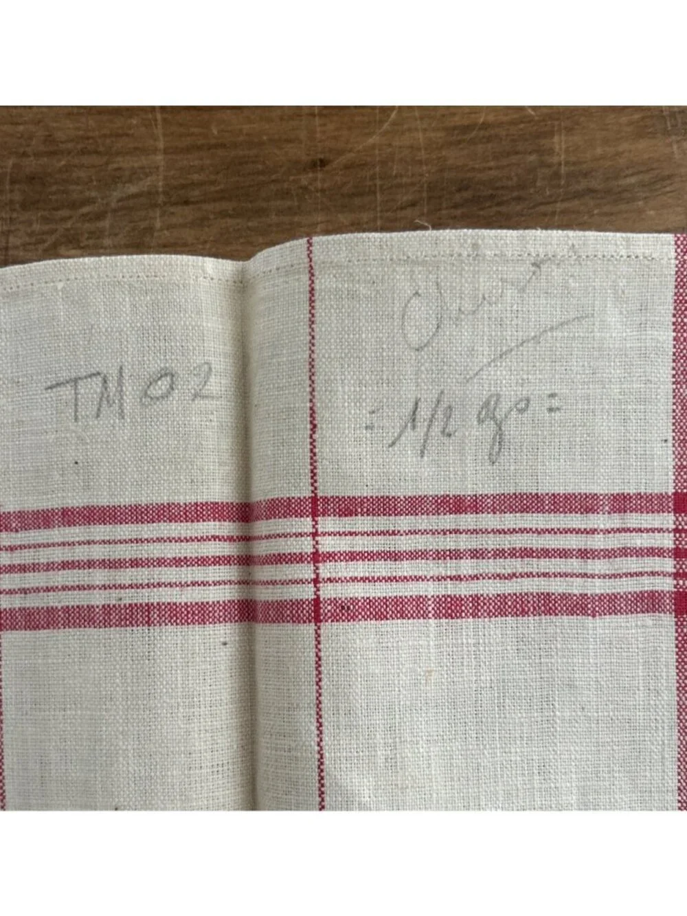 Pair of Antique Vintage Rustic French TORCHON Linen Dish Tea Towels Farmhouse